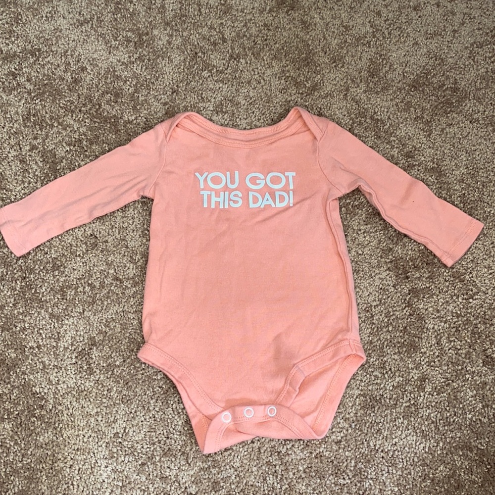 “You got this dad” long sleeve onesie